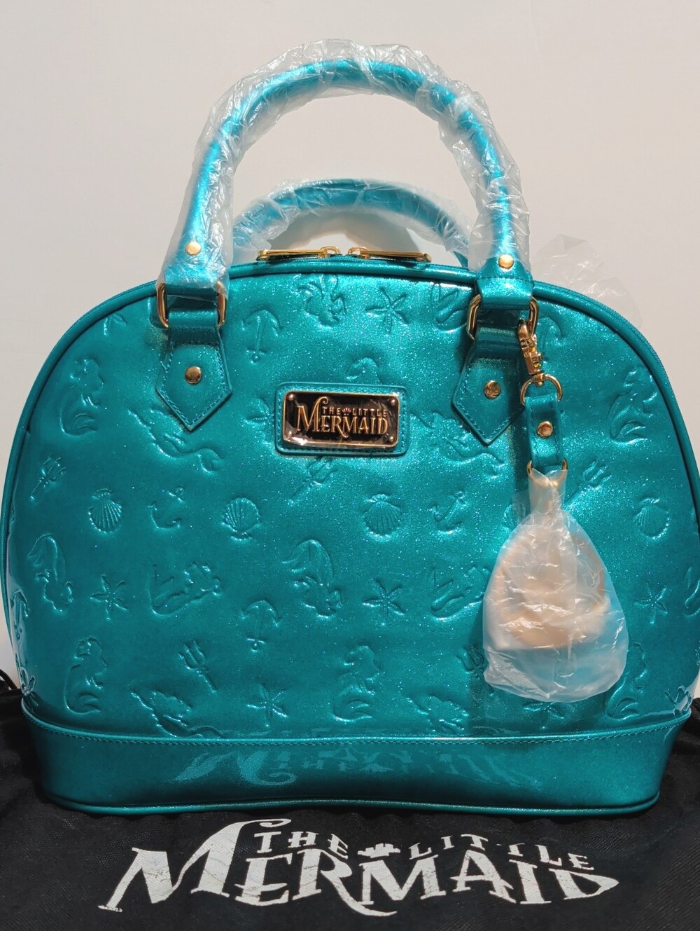 Loungefly X Disney Little Mermaid Teal Dome Satchel Bag